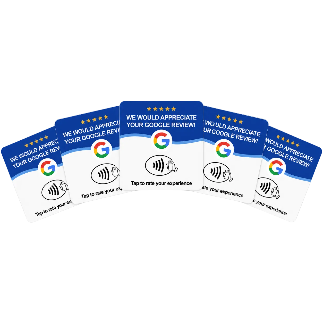 5-Pack Google Review NFC Cards
