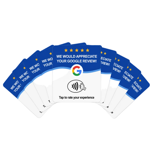 10-Pack Google Review NFC Cards